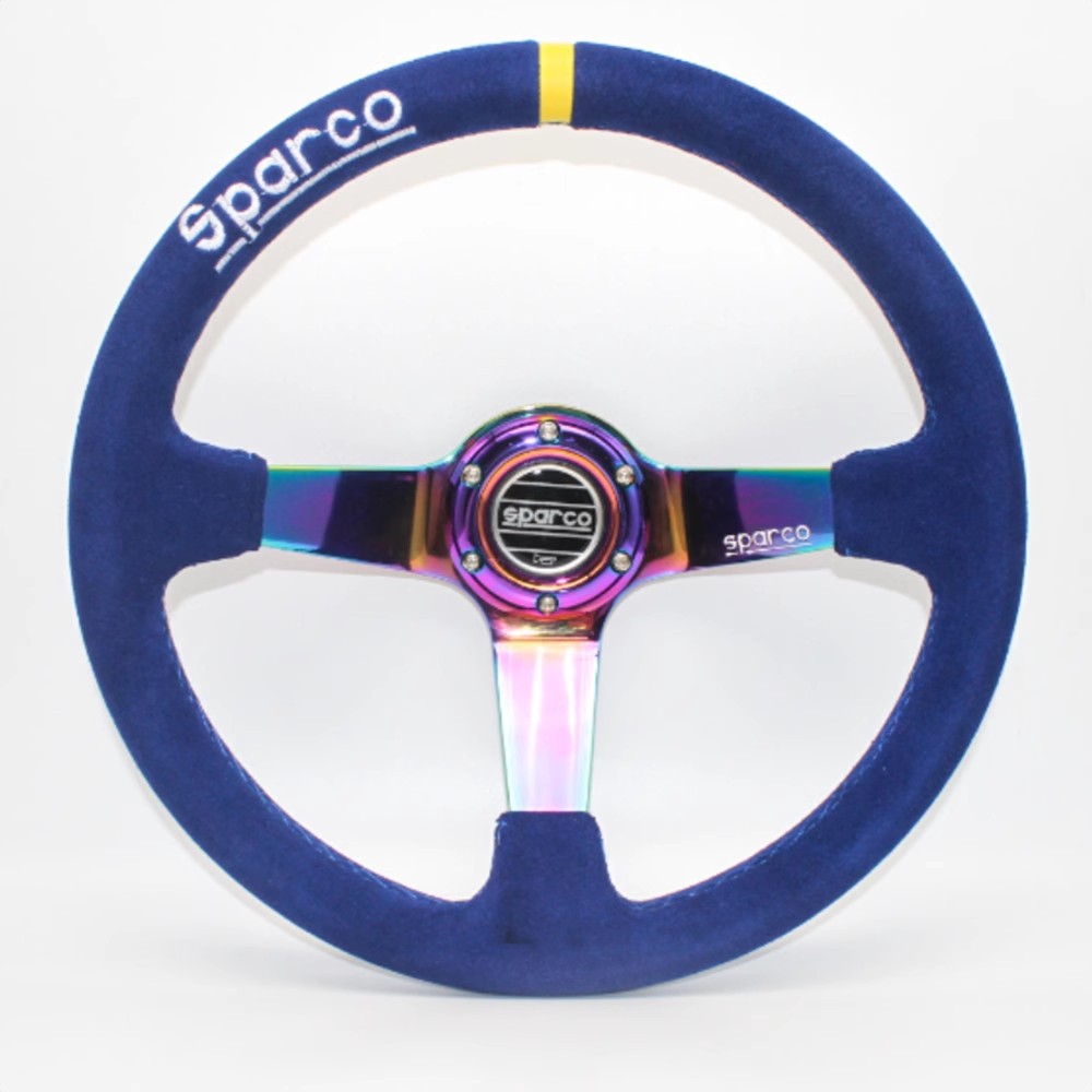 14 inch Sparco Universal Racing Deep Dish Steering Wheel
