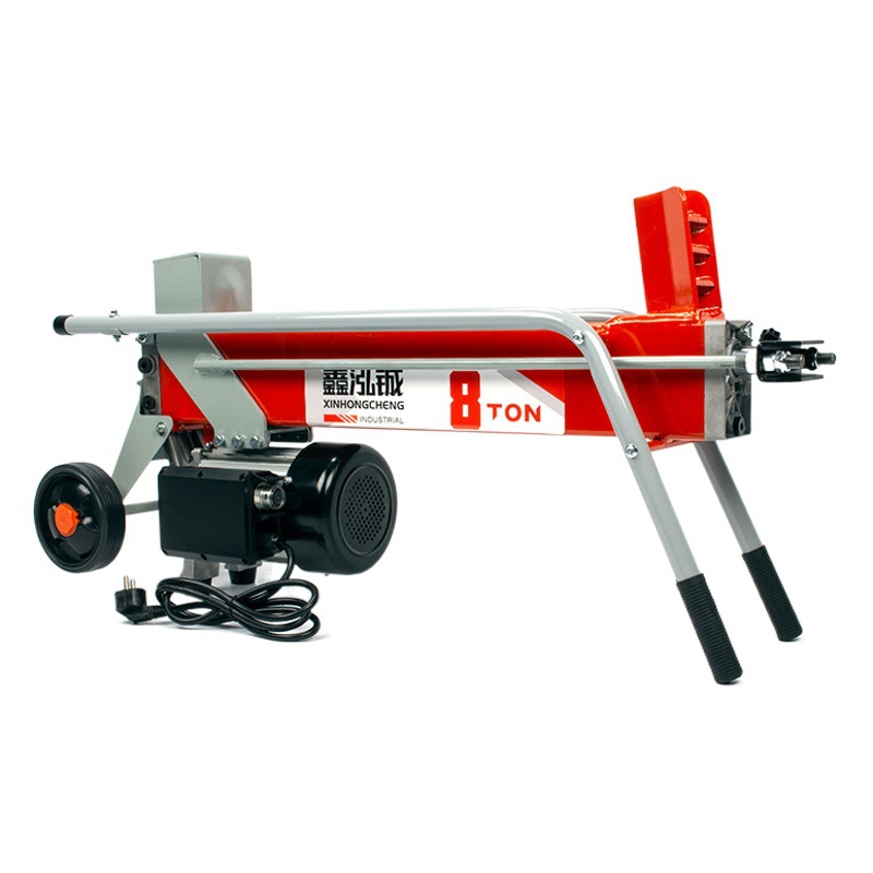 8t Válvula de una sola mano máquina de división de madera hogar 220V máquina de división de madera pequeño artefacto de división de madera eléctrica hidráulica máquina de división de madera en stock