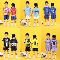 2324 Футбольная форма Messi C Roneymar Star number Jersey Детская Футбольная форма спортивный костюм для учеников начальной школы
