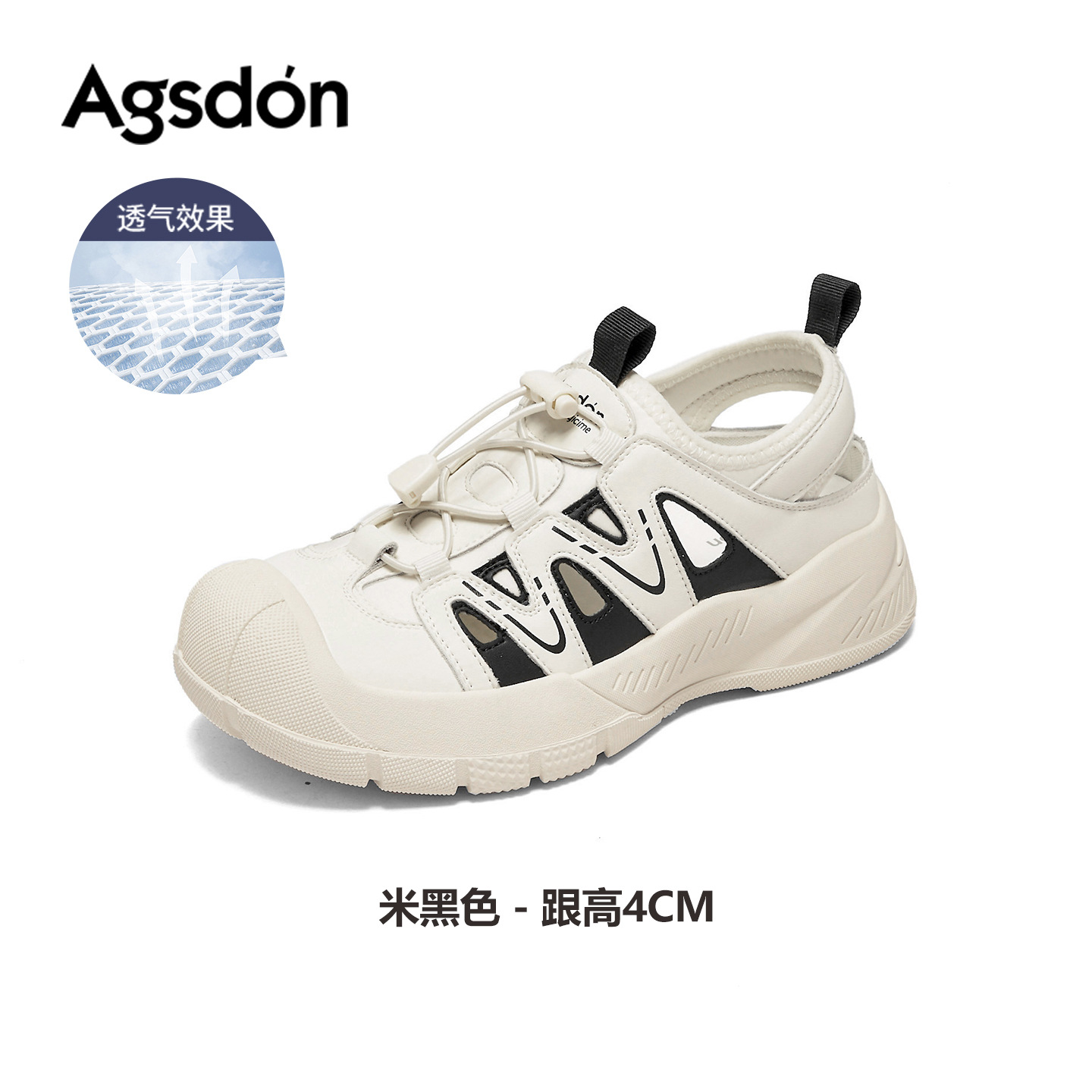 Sandalias deportivas para mujeres 2026 nueva primavera hueco casual al aire libre zapatos de montaña zapatos de retroceso ligero