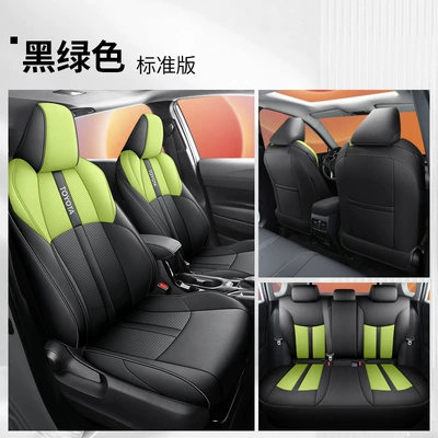 Edition Car Cushion All Seasons | Modelə uyğun (Original) oturacaq örtükləri - black-green-standard-edition-remarks-model-year