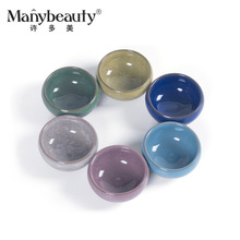 精油小碗美容院圓形精油碟 陶瓷冰裂碗水療工具調膜杯美容院用