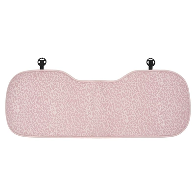 Seat cushion, seat cover, Seat Cushion, Universal for All Seasons - leopard-print-leather-seat-cushion-pink-rear-row