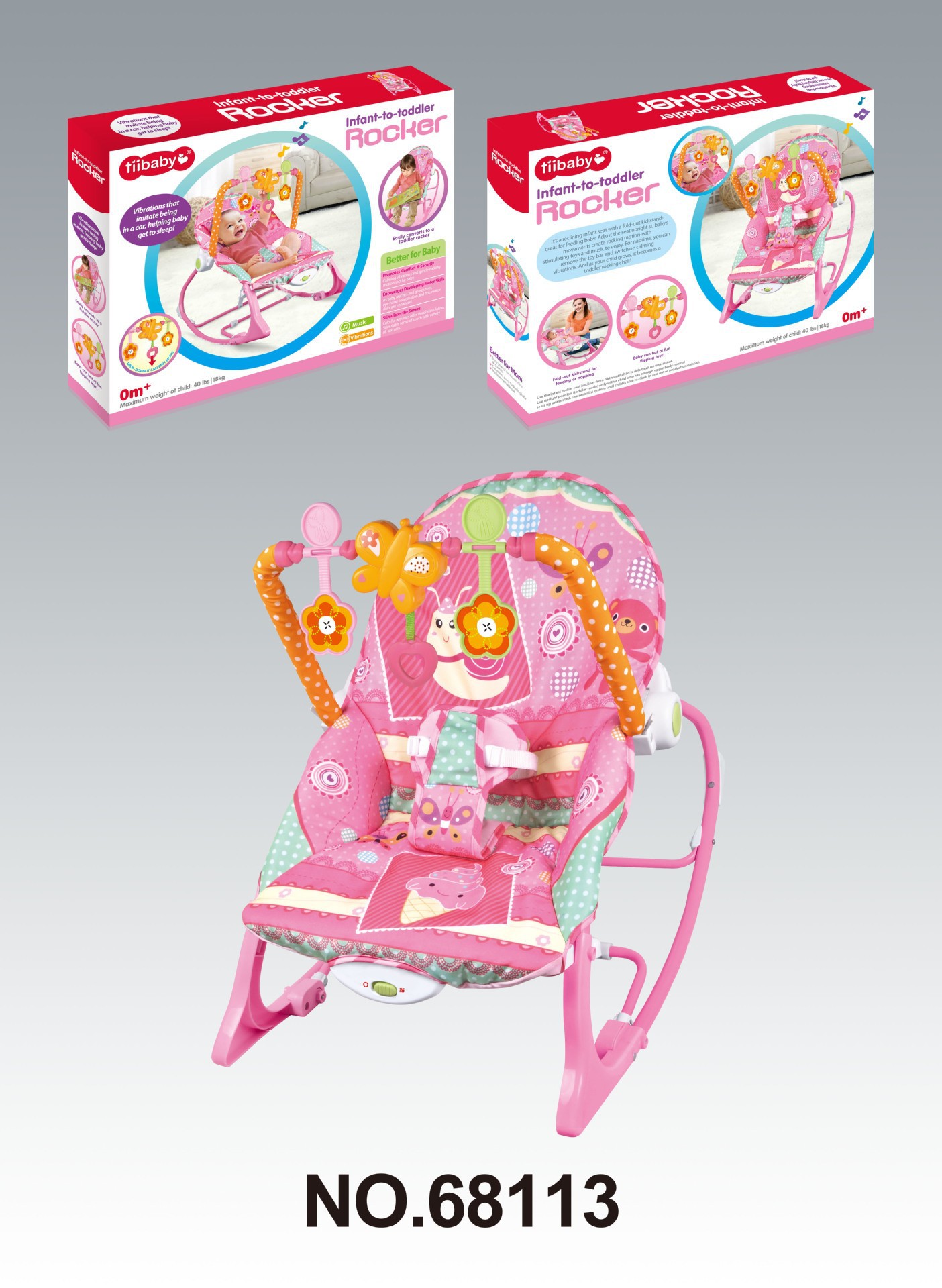 Directo de fábrica bebé mecedora eléctrica multifuncional música dormir vibración calmante cuna cama Amazon Venta caliente