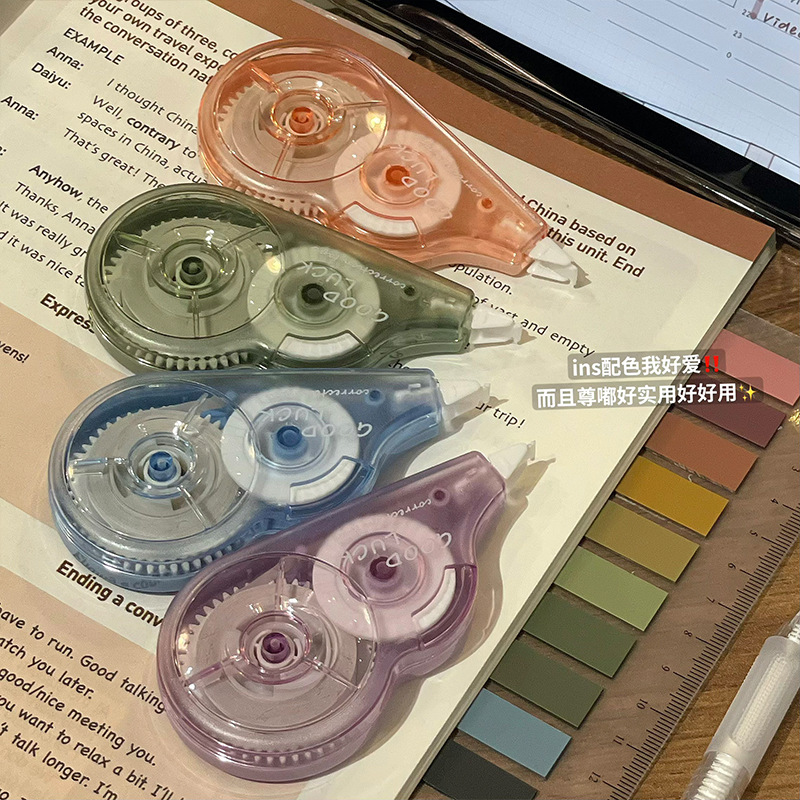 Cinturón de corrección de estudiantes de gran capacidad, conjunto de correa de corrección de color Morandi, correa de corrección silenciosa suave de alto valor visual