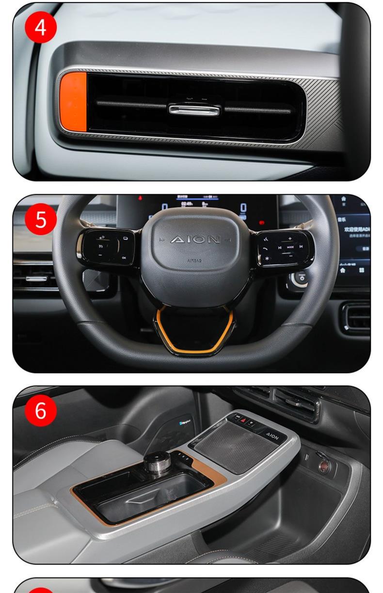 21-25 Gac Aion Y/Plus Central Control Gear Interior Car Sticker Screen Accessories Paint Protective Film