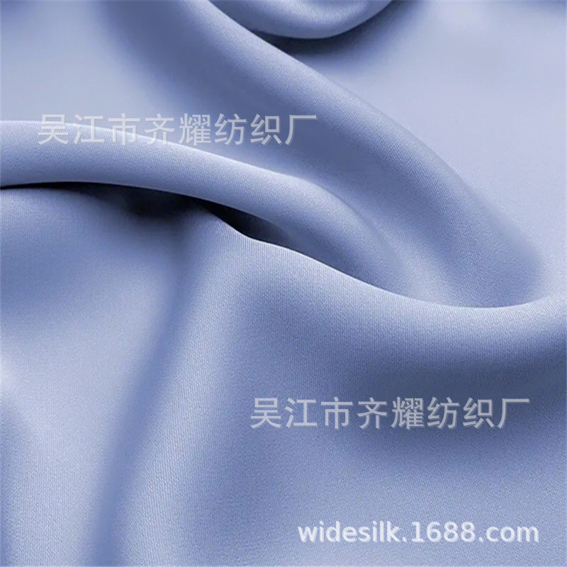 50d仿醋酸双面缎纹雪纺双面色丁八枚缎睡衣婚纱礼服汉服面料