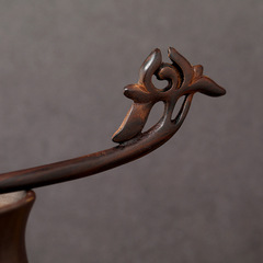 Antique Hand-carved Ebony Wood Hairpin for Women - Simple Daily Flat Braid Hairpin - Creative Ancient Style Han Hair Accessories