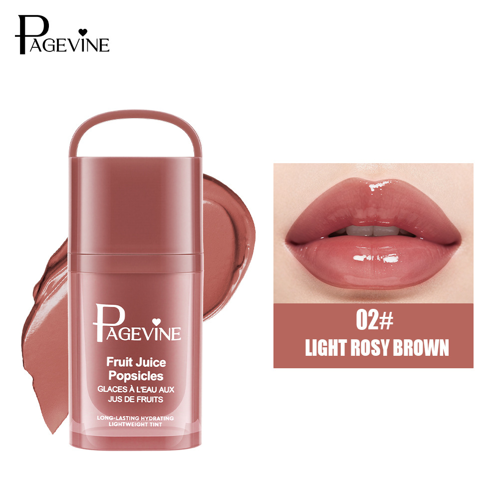 Cross-border PAGE VINE Jugo labial miel de bloqueo de color acuoso esmalte labial duradero sin tazas blanqueador labial gloss Amazon