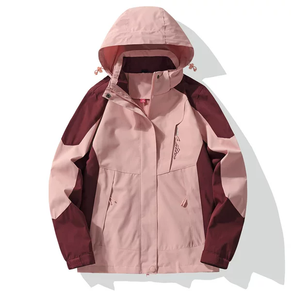 Outdoor Charge Clothing Unisex Outdoor Windproof Waterproof Mountaineering Suit Spring and Autumn Fashionable Jacket Jacket with Detachable Hood