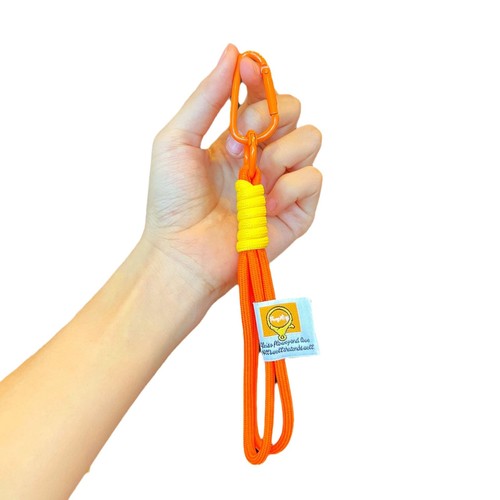 Minimalist Hand-woven Rope Color-blocked Keychain Phone Case Adjustable Lanyard DIY Trendy Niche Pendant