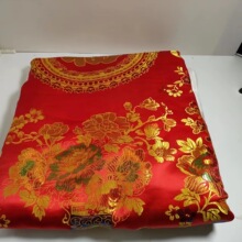 寿被殡葬用品厂家批发棉被被子褥子丝绸织锦寿衣白事老人去世用品