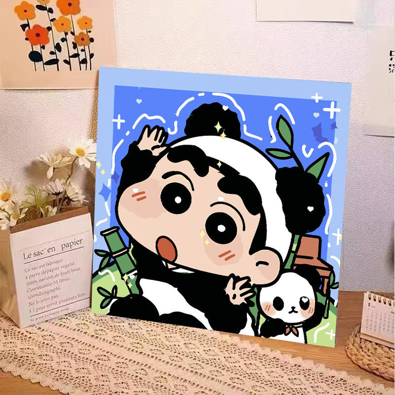 LA181 / Panel trasero de 20x20 cm + pintura + pincel
