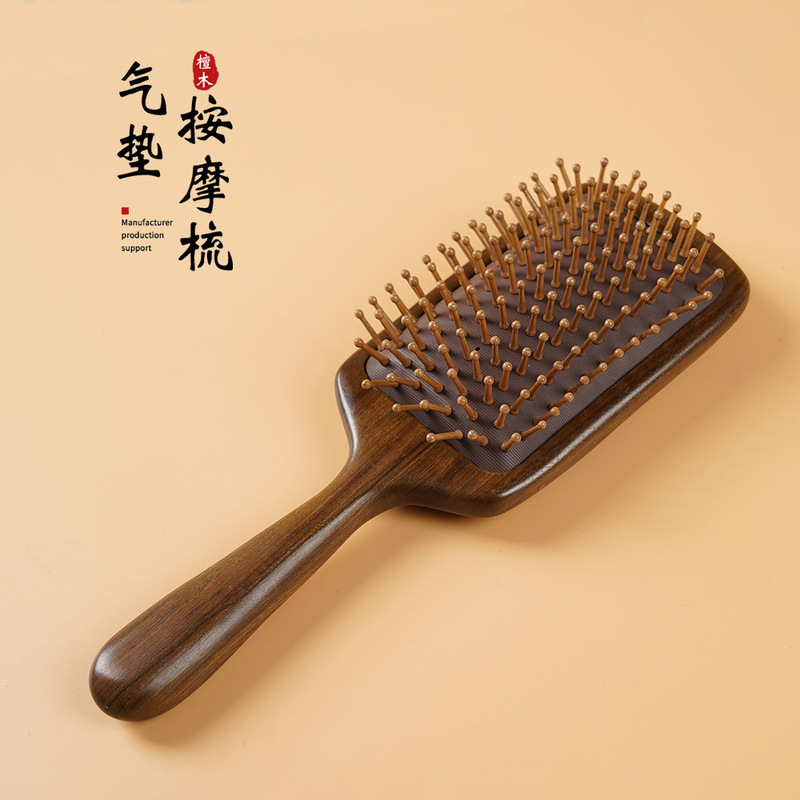 メーカー金糸檀エアバッグ櫛順髪ヘアケアマッサージ櫛家庭用女性経絡マッサージクッション櫛現物卸売り|undefined