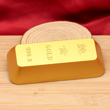 特大号合金金条摆件摆件风水实心家用供奉家居礼品工艺品厂家批发