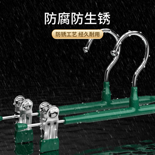 Stainless steel trouser rack, strong non-slip, seamless trouser clip, skirt underwear, multifunctional retractable skirt clip, clothes hanger with clip