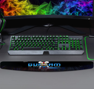 Core wing Fudian sports mechanical keyboard mouse lengthened large memory foam rubber non-slip wrist pad DIY
