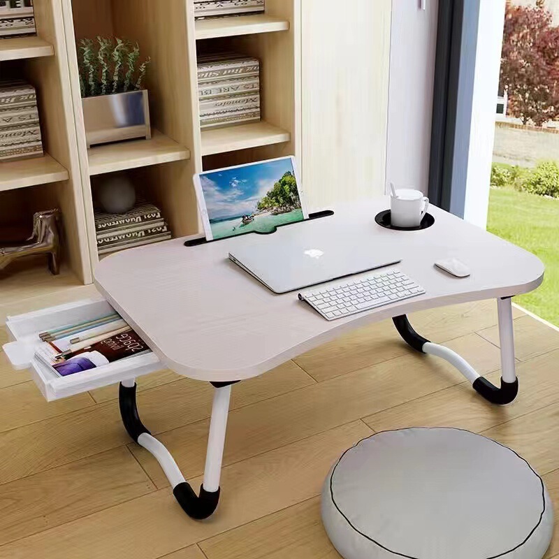 ベッドの上の机のノートパソコンの机の上の怠け者の机の多機能の折り畳みのテーブルの学生の寮のベッドの上の机|undefined
