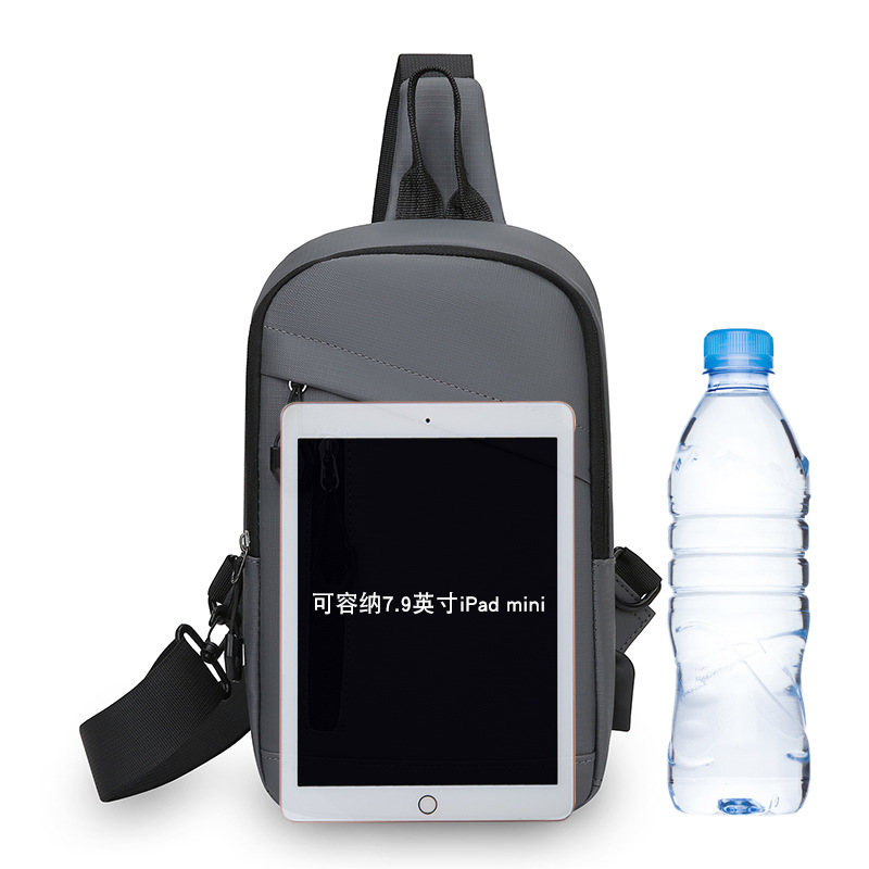 Bolso de pecho mayorista de hombre nuevo estilo de moda, bolso de hombro de viaje ligero multifuncional, bolso de mochila casual simple