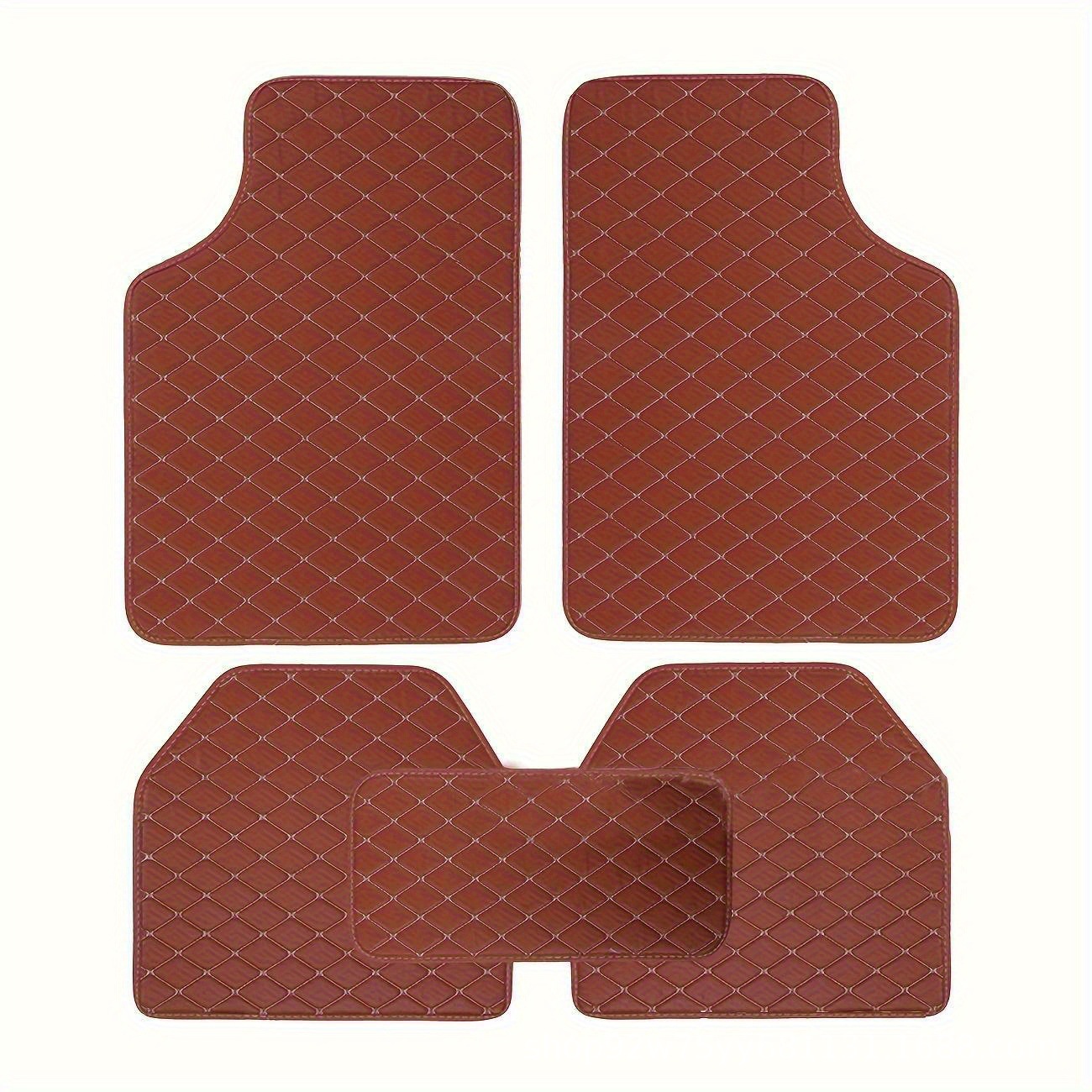 Cross-border best-selling universal car floor mats 5-piece set, waterproof, non-slip, durable leather, suitable for all seasons