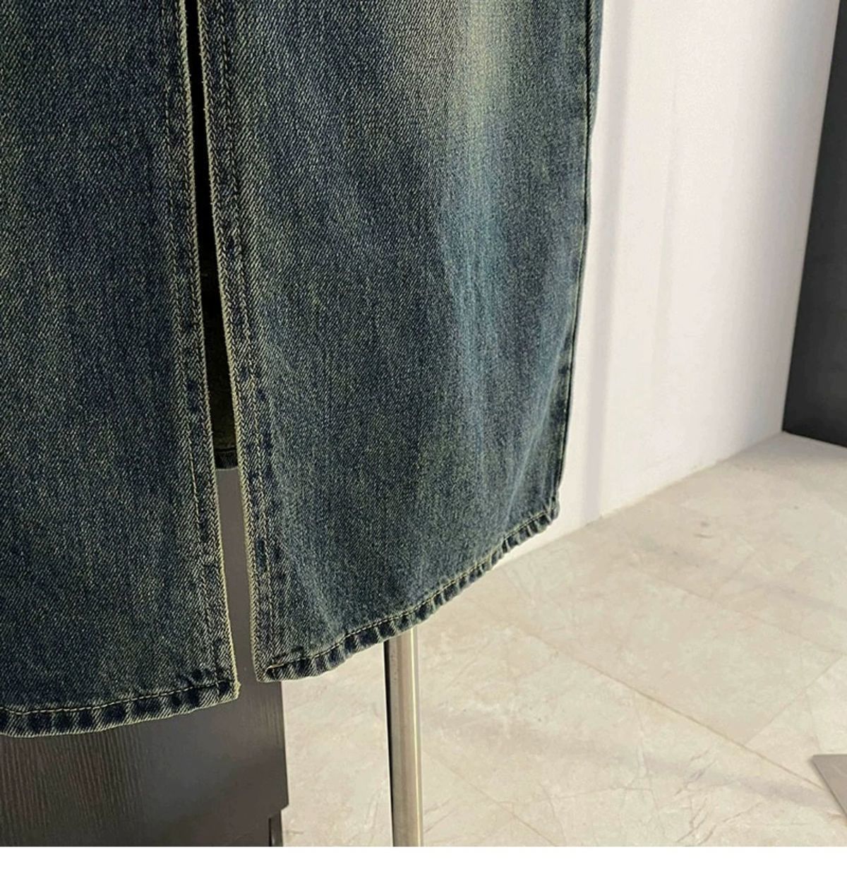 Women's Gender Autumn Casual Solid Color Cotton Midi Dress Skirts