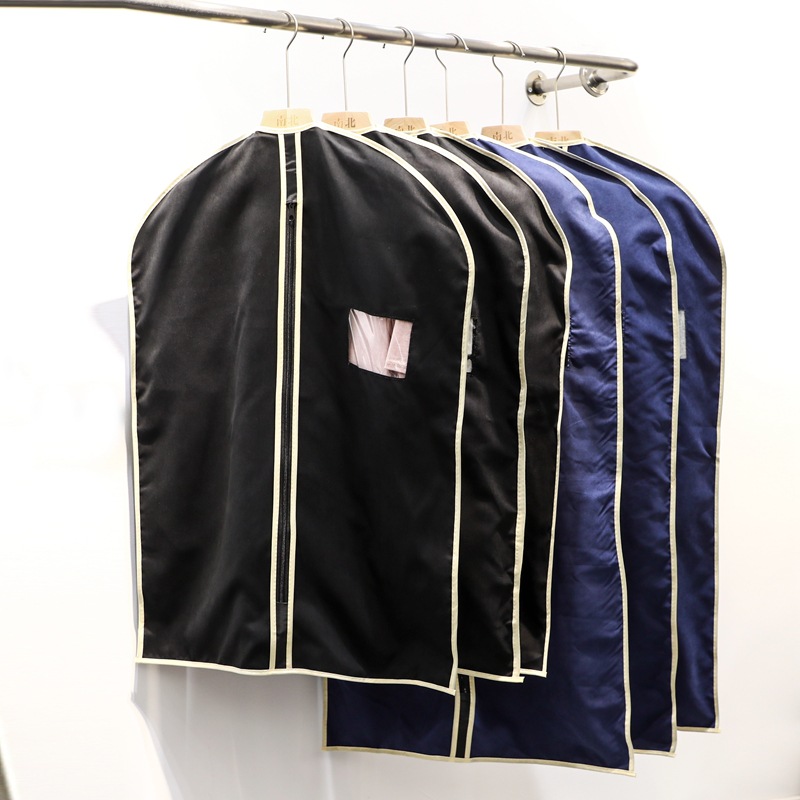 Customized Dust Cover Non-Woven Bag Suit Cover Large Clothes Clothing Storage Bag Laundry Clothes Dust Bag Custom-Made