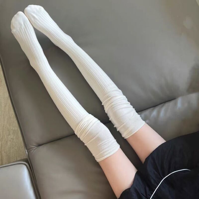 New autumn and winter long boot socks, autumn and winter Melard over-the-knee socks, long JK stacked socks, high-tube knee-protecting thigh-high socks