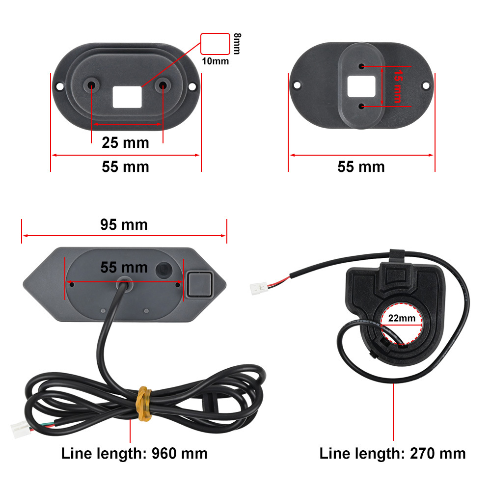 M365/PRO universal alarm turn signal set (simplified set)