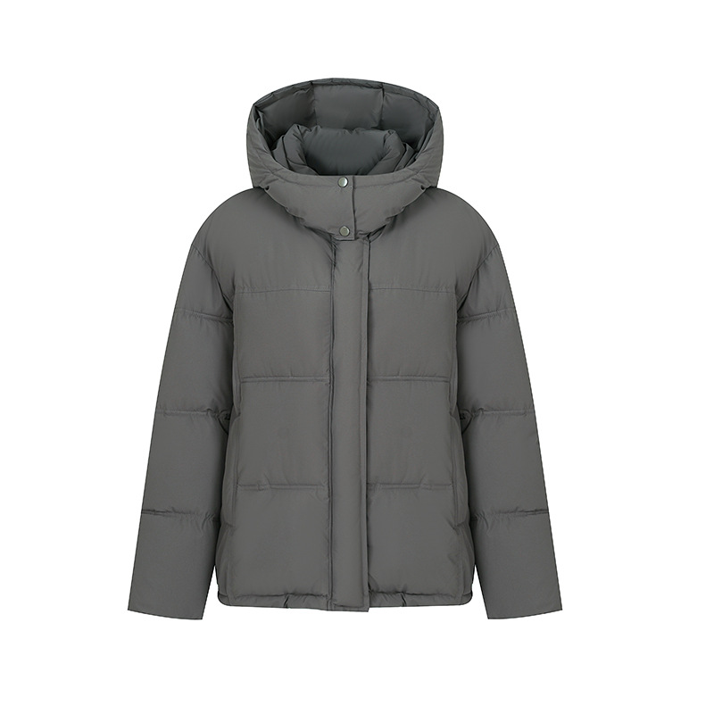 2025 nueva ropa de pan de invierno corto nuevo encapuchado grueso suelto ropa de pan abrigo de algodón nuevo algodón