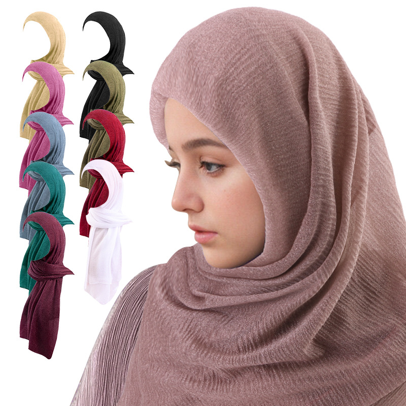 Breathable folds Spring Spinning Scarf National Wind Bao Tou Silk…
