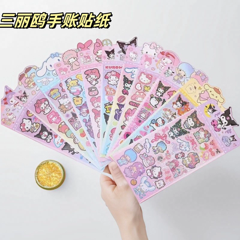 Японский Sanrio Culometi лазерная карта крюка наклейка креативная наклейка