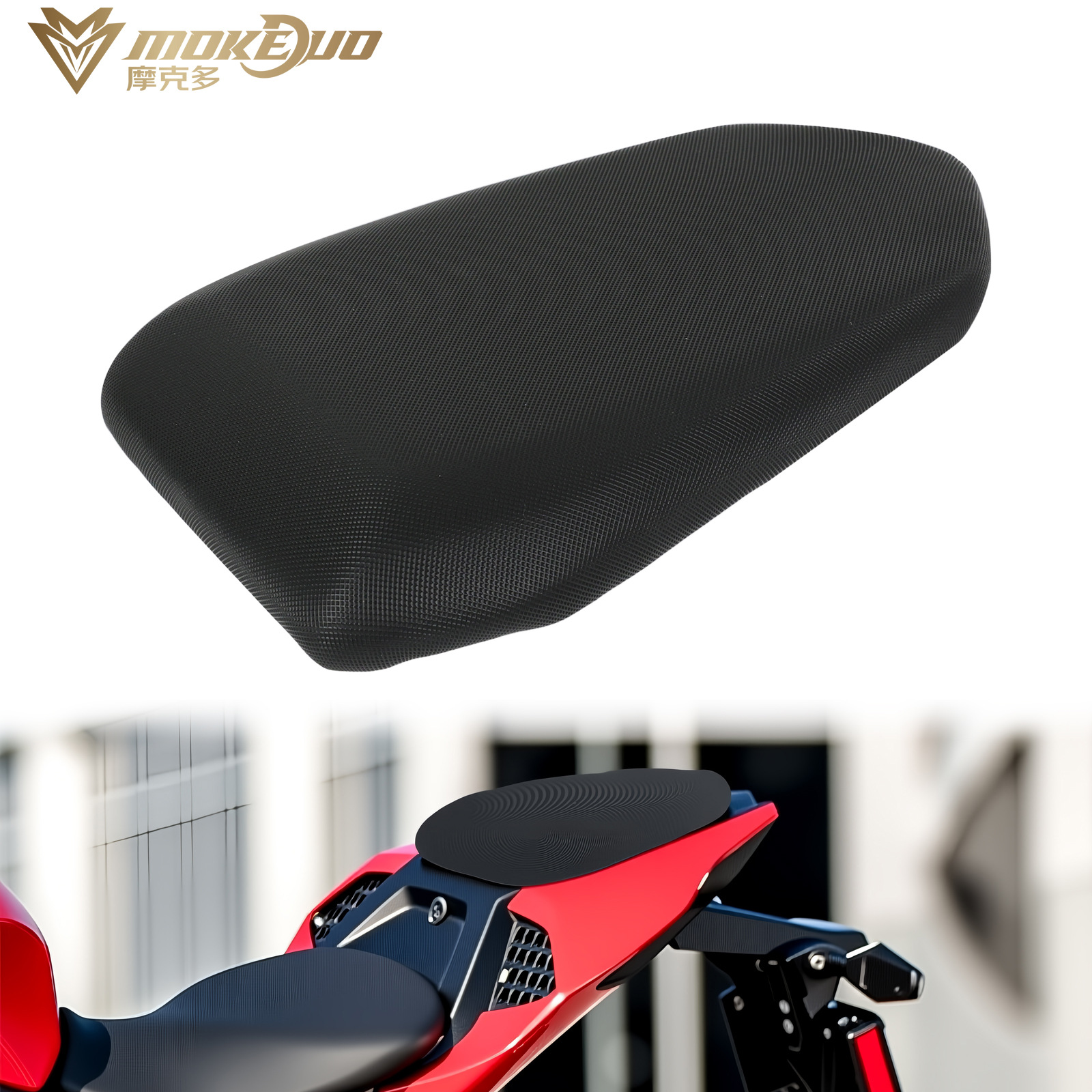 适用于新款宝马S1000RR M版普板  改装后坐垫后座包皮座乘客座椅