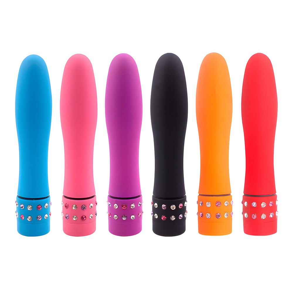Small King Kong Vibrating Massage Stick ABS Blue Compact Adult Massager — detail image 1