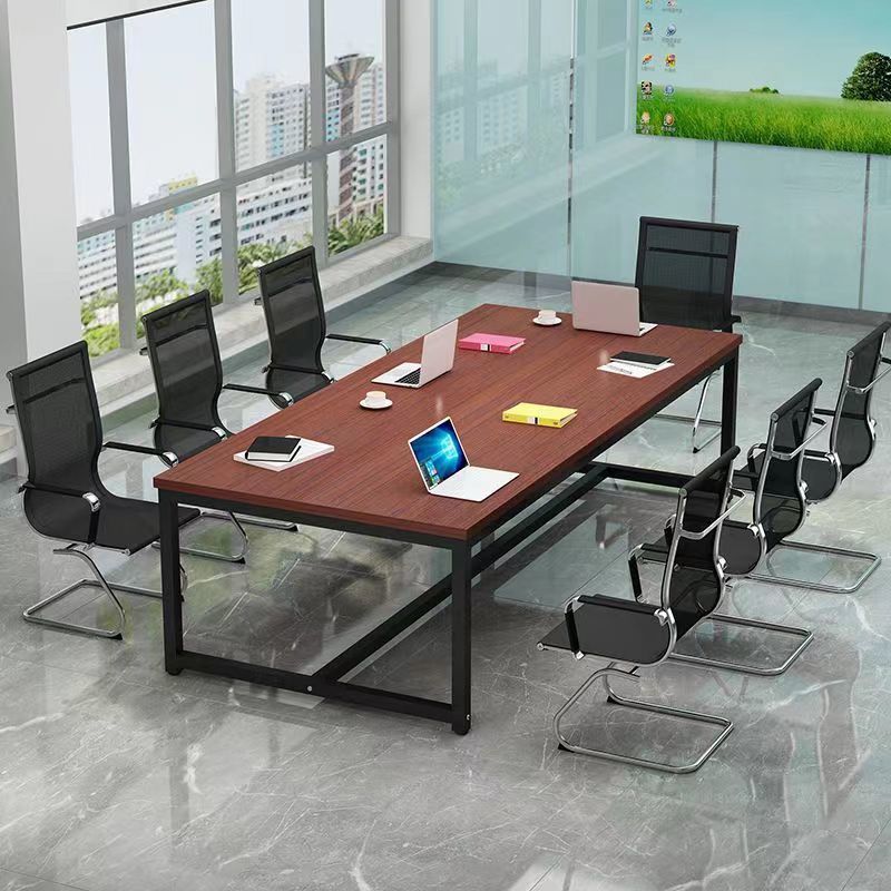 Conference Table Long Table Training Table Rectangular Table Workbench Negotiation Room Conference Room Office Desk and Chair Combination