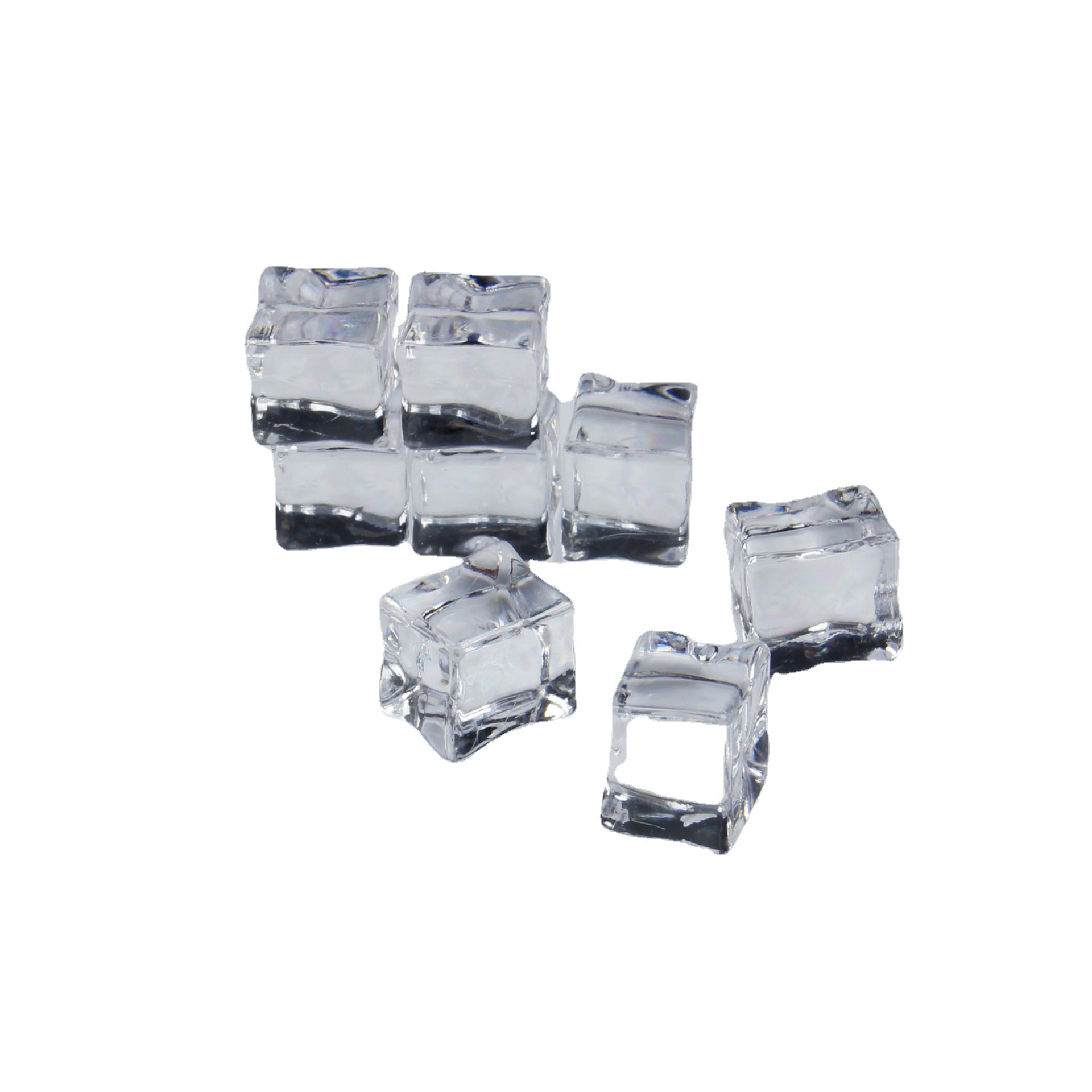 acrylic plastic square transparent photography props
