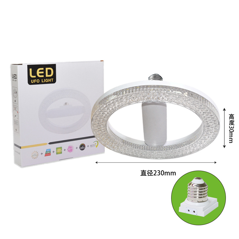 Led round white light 24w
