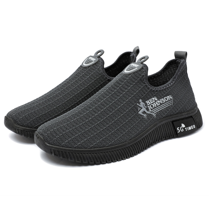 Procesamiento personalizado deportes casuales de hombre viejos zapatos de tela de Beijing zapatos de papá con suela suave zapatos de mediana edad zapatos para hombres transfronterizos