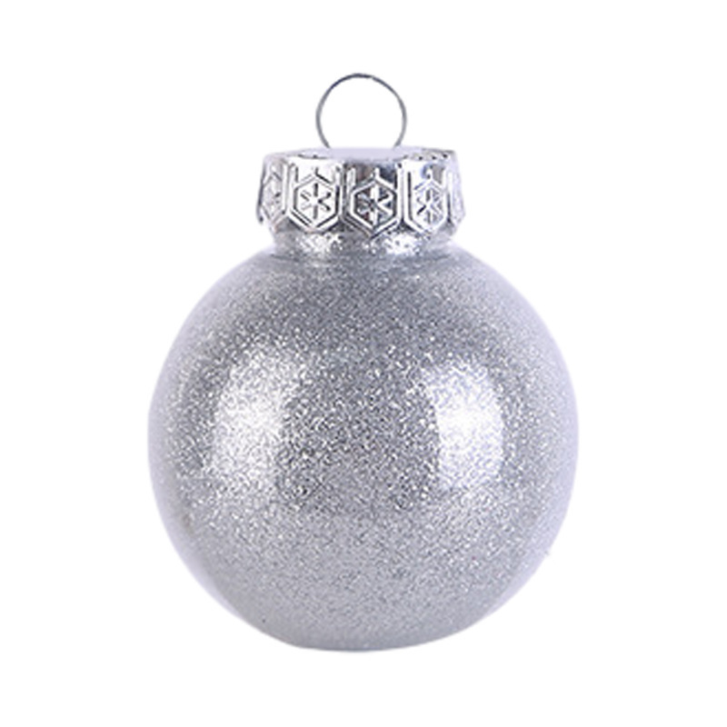 国境を越えた新しいクリスマスボール6cmクリスマスツリー装飾メッキプラスチックボール異形彩色クリスマスボールセットストラップ|undefined