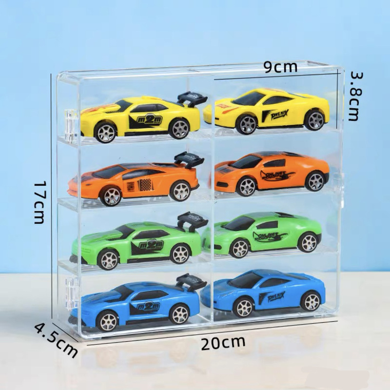 風火輪収納ケース引き出し合金小型自動車モデル1:64児童玩具多美カード透明展示棚|undefined