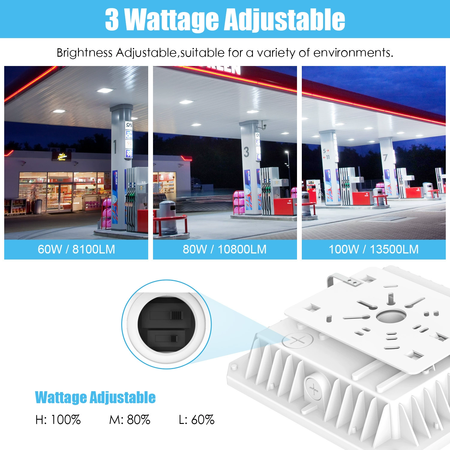LED промышленный прожектор, 60W, 100W, 150W