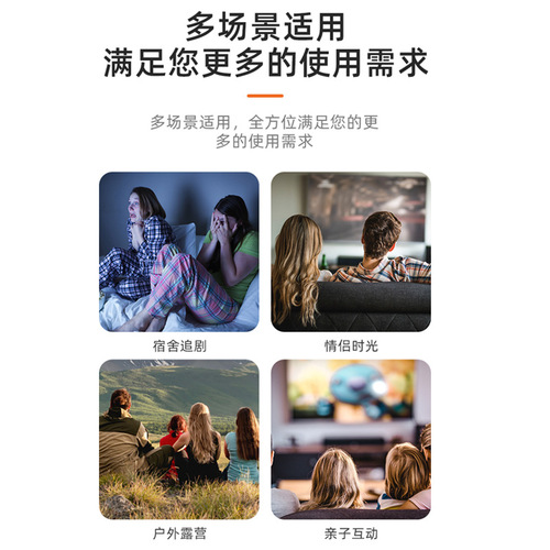 New T20 Mini Wireless Apple Phone Projector Home LED Small Portable Projector HD Projection