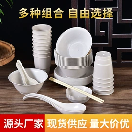 一次性塑杯;一次性碗碟;一次性餐具