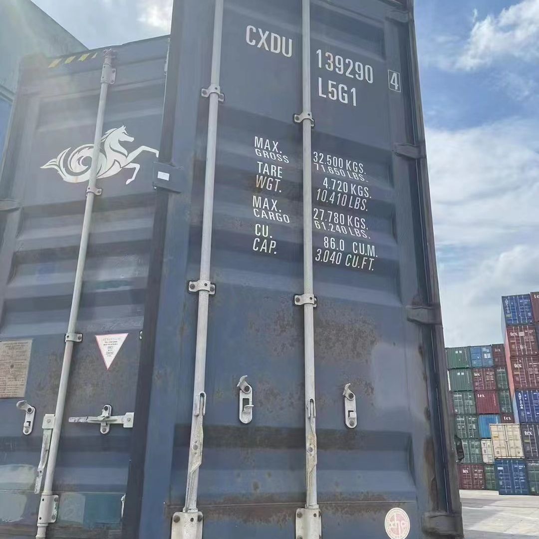 嘉兴嘉善海运集装箱销售，12米13.7米二手集装箱价格，钢制集装箱