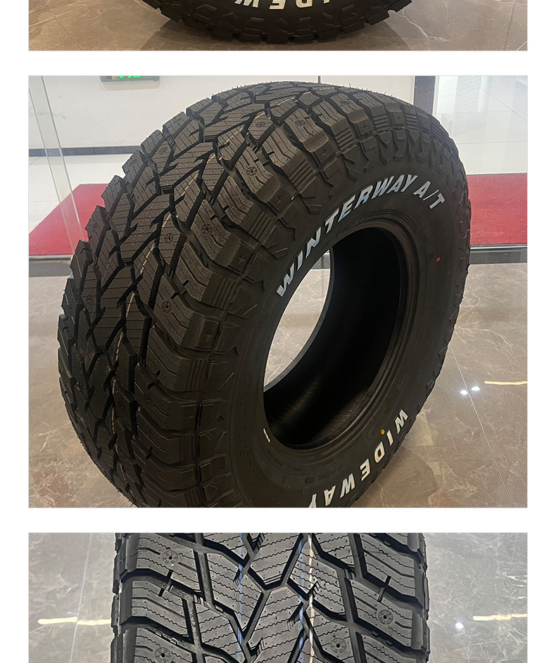 WINTERWAY A/T Snow Off-Road Tire, can be studded, thickened and wear-resistant for snow and mud