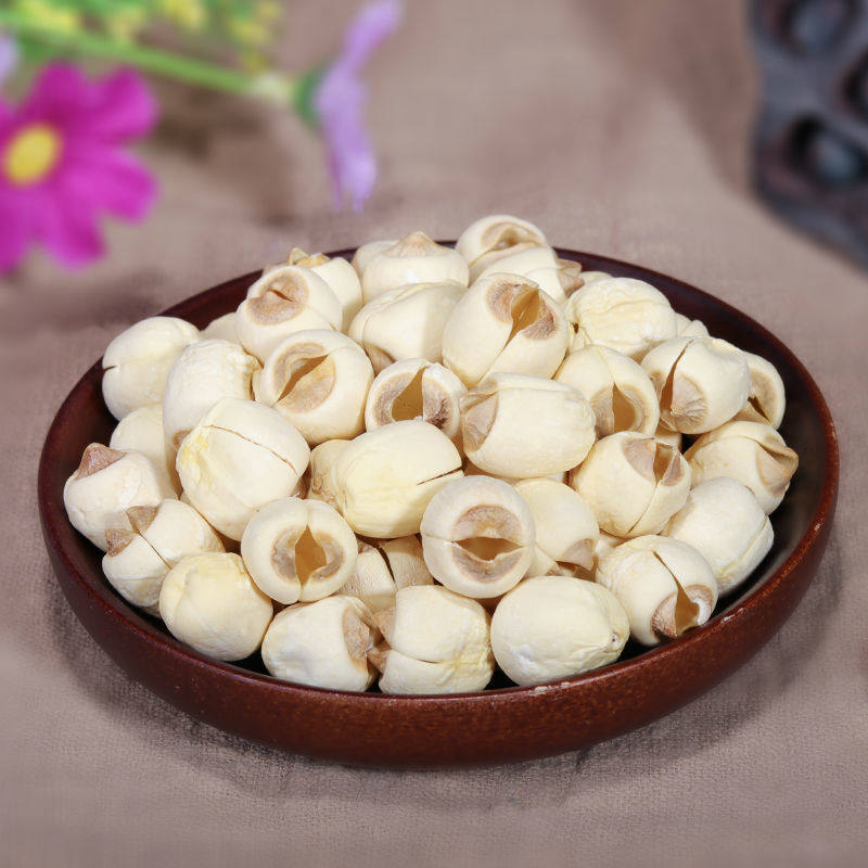 Dried Lotus Seeds Lian Zi 500g Coreless White Lotus Seeds for Soup Congee and Tea specifications