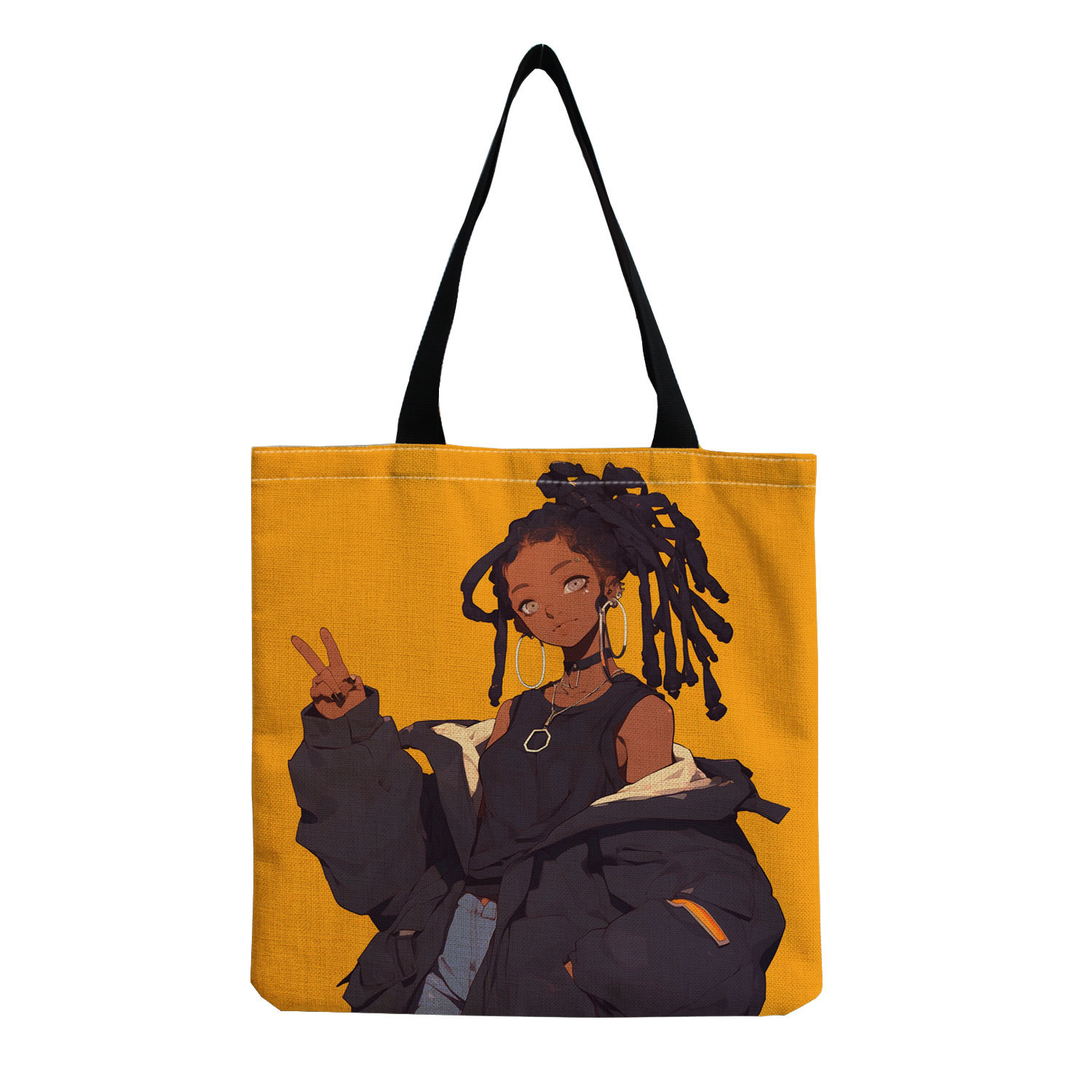 2024 nuevos productos de moda chica de cuero negro impresión bolso de hombro bolso de mano de moda clásico de impresión de mujer bolso de mano de mujer