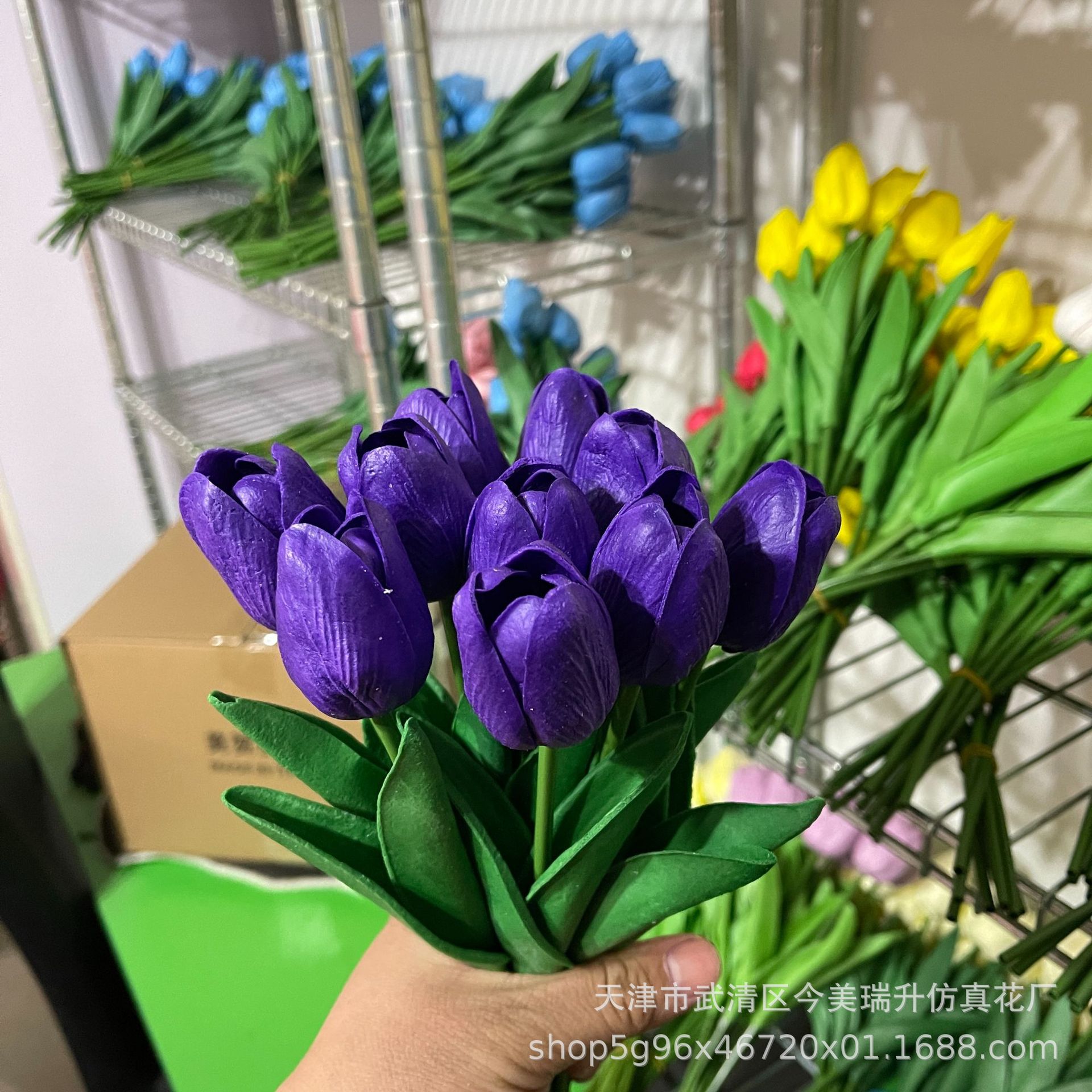 Meihe marca tulipán hogar flor artificial decoración sensación decoración al por mayor flor falsa hidratante salón decoración Nordic pu