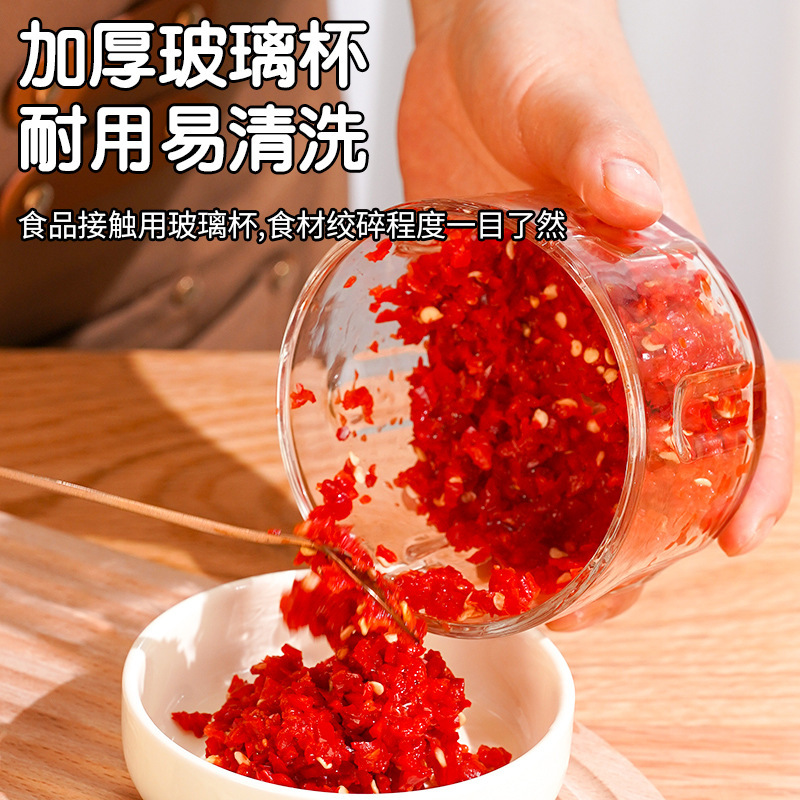 JLL7003迷你电动捣蒜器Type-c充电儿童辅食无线搅拌料理机源头厂|undefined