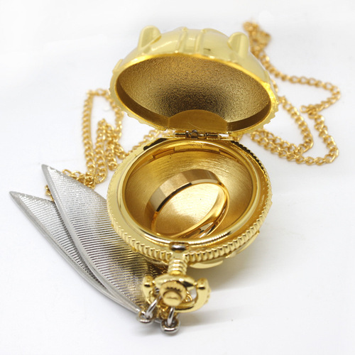 New recommended movie peripheral Elf original Snitch keychain necklace jewelry pendant metal small gift