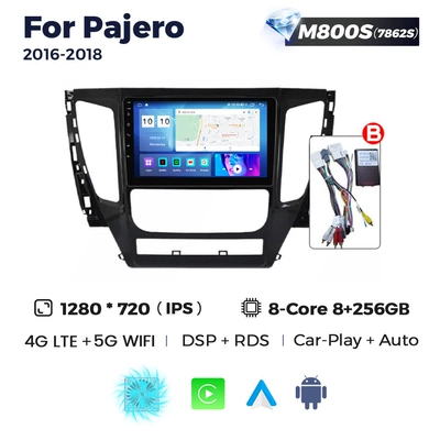 DVD Navigation, Mitsubishi Pajero car - b-m800s-8256-eight-core-all-netcom